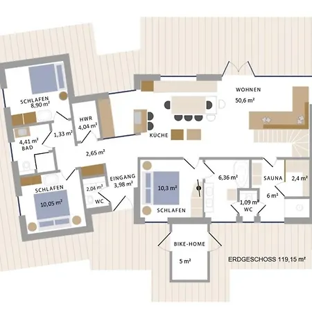 Dom wakacyjny Reetdorf Geltinger Birk Atelierhaus Feenkraut